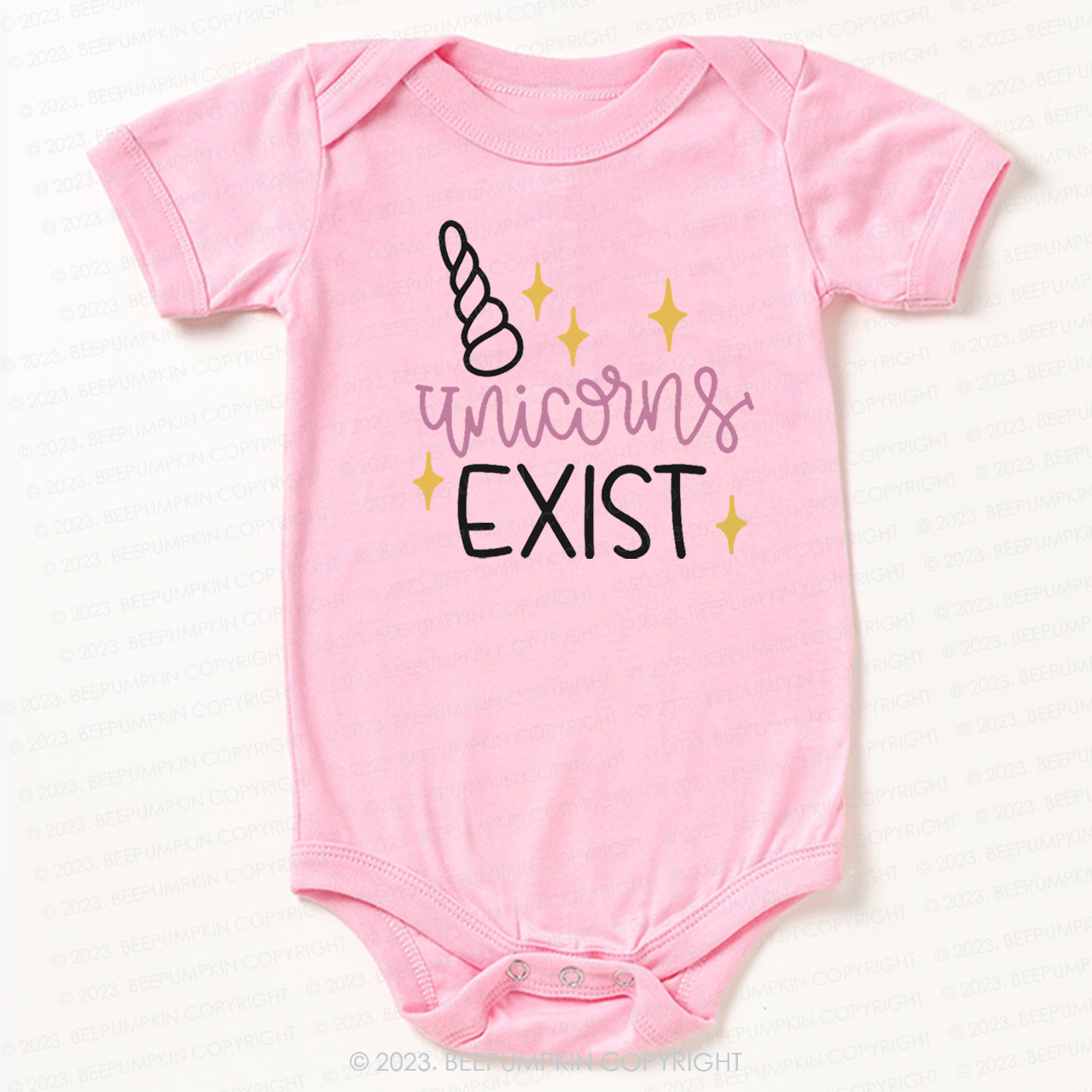 Unicorn Exist Squad Birthday Bodysuit For Baby