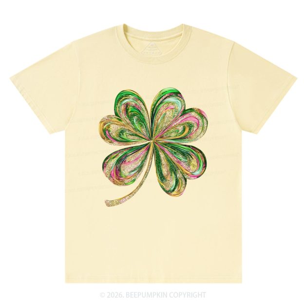 Retro Lucky Shamrock St Patrick's Day T-Shirts Beepumpkin