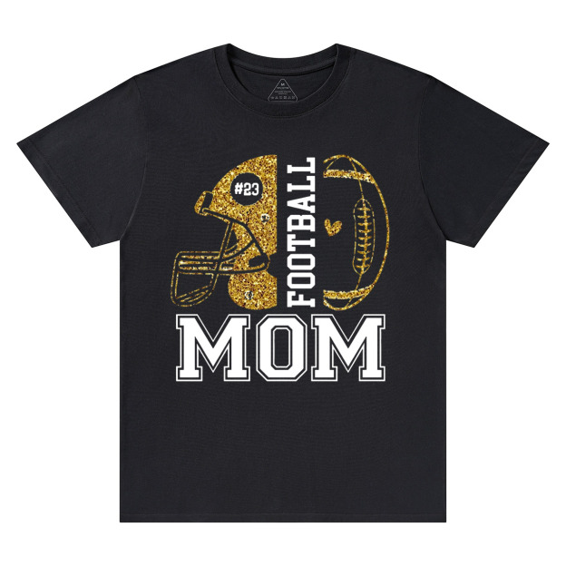 Personalized Football Mom T-Shirts Beepumpkin