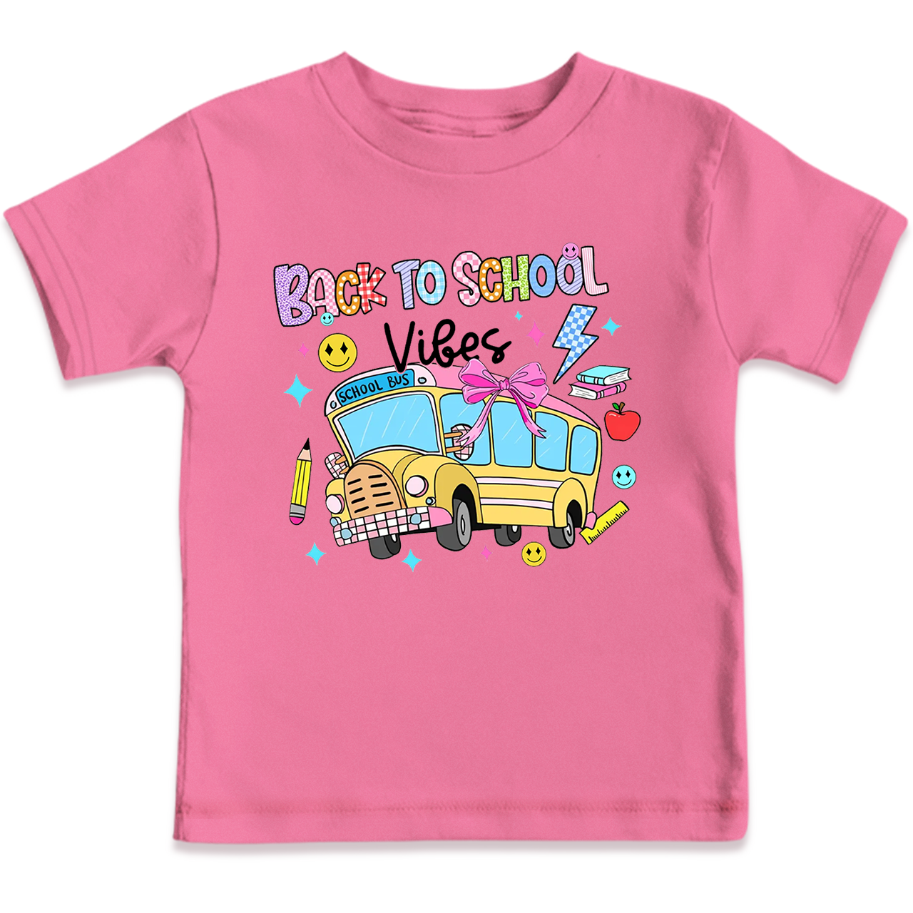 Personalized School Bus Toddler&Kid's Tees Beepumpkin 