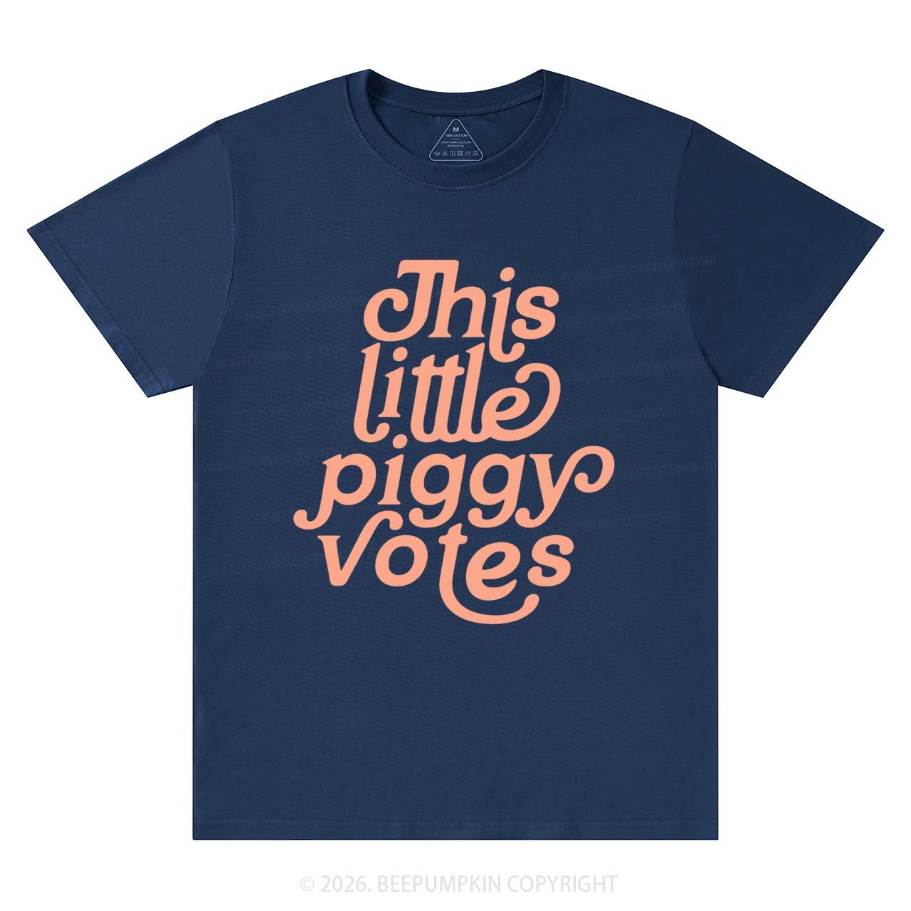 This Little Piggy Votes T-Shirts Beepumpkin