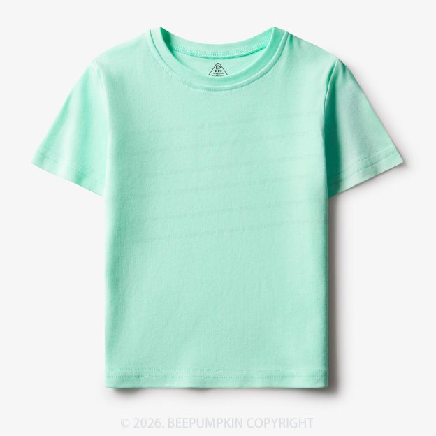 Solid Natural Toddler&Kid's Tees Beepumpkin