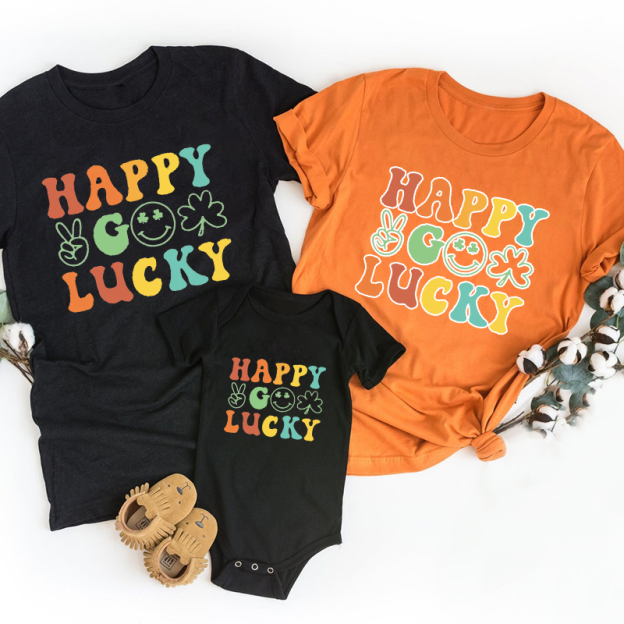 Happy Lucky St. Patrick's Day Family Matching Shirt