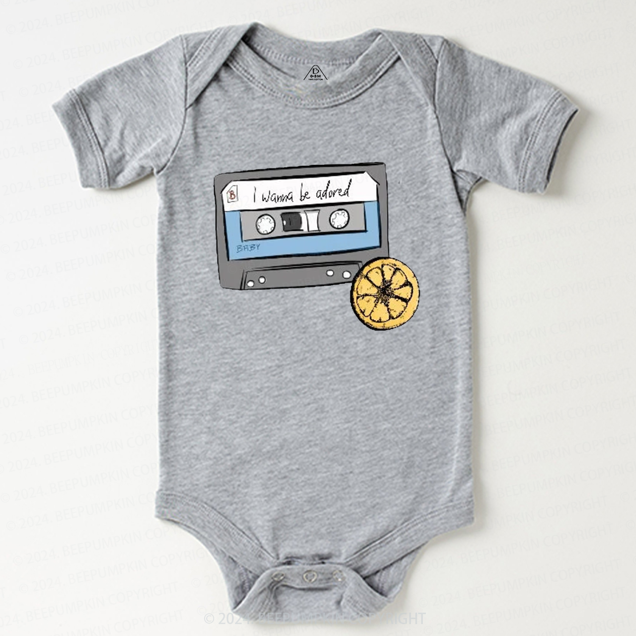 Cassette Tape Rock Music Baby Bodysuit 8