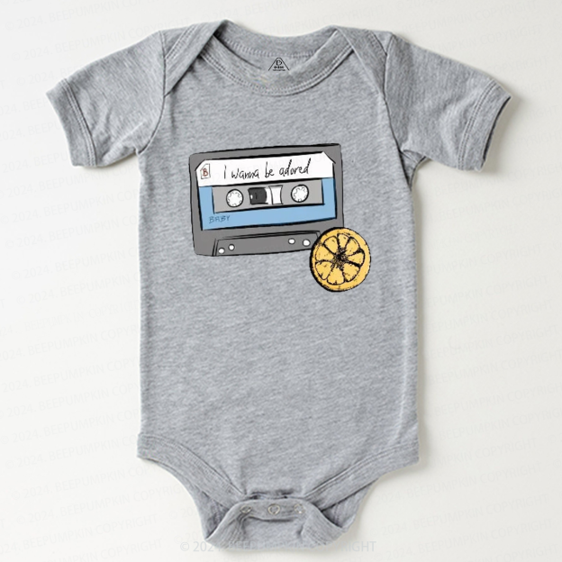  Cassette Tape Rock Music Baby Bodysuit 8