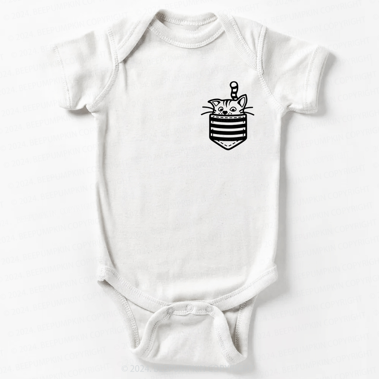 Cute Cat Bodysuit For Baby 