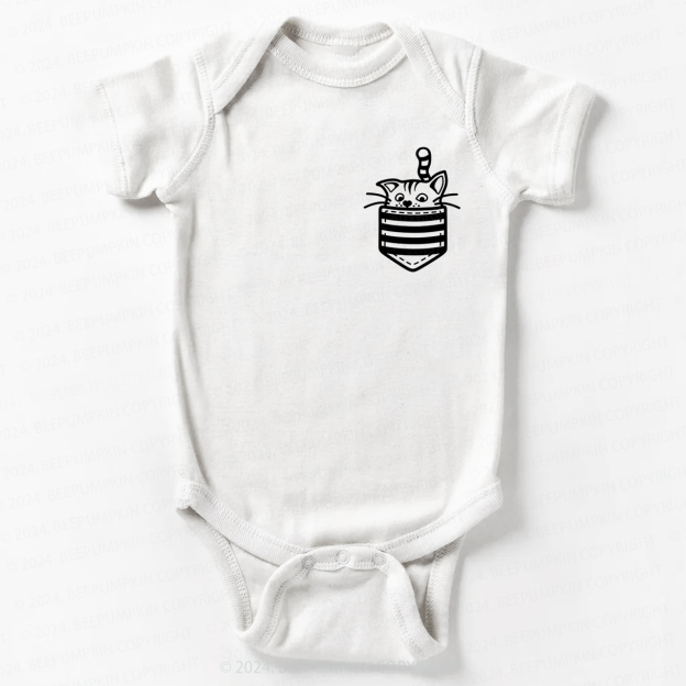 Cute Cat Bodysuit For Baby 