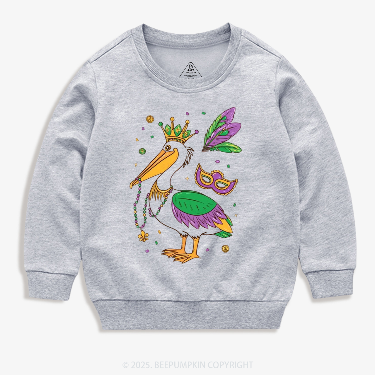 Beads & Feathers Fun Kid's Sweatshirt