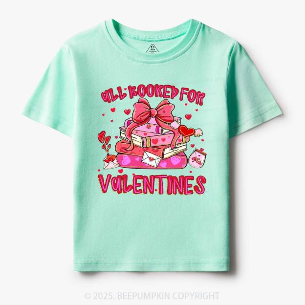 All Booked For Valentine's Day Toddler&Kid's Tees Beepumpkin
