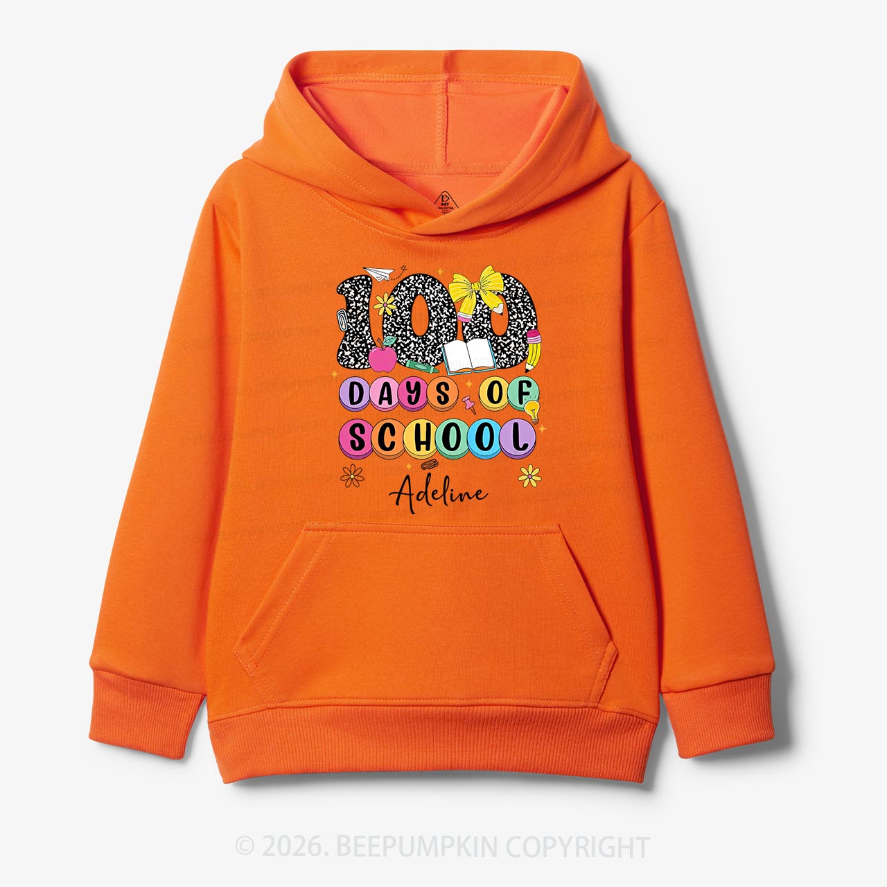 Personalized 100 Days Smarter and Sweeter Toddler&Kid's Hoodies