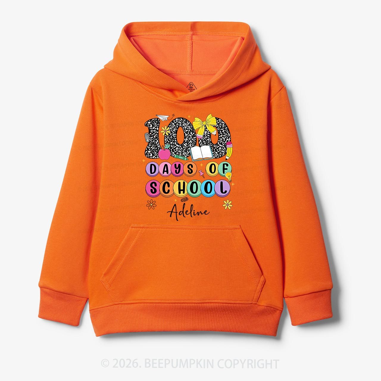 Personalized 100 Days Smarter and Sweeter Toddler&Kid's Hoodies