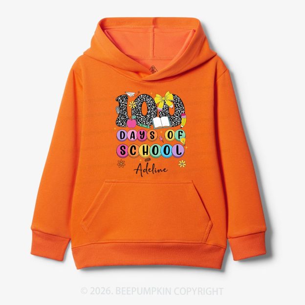 Personalized 100 Days Smarter and Sweeter Toddler&Kid's Hoodies