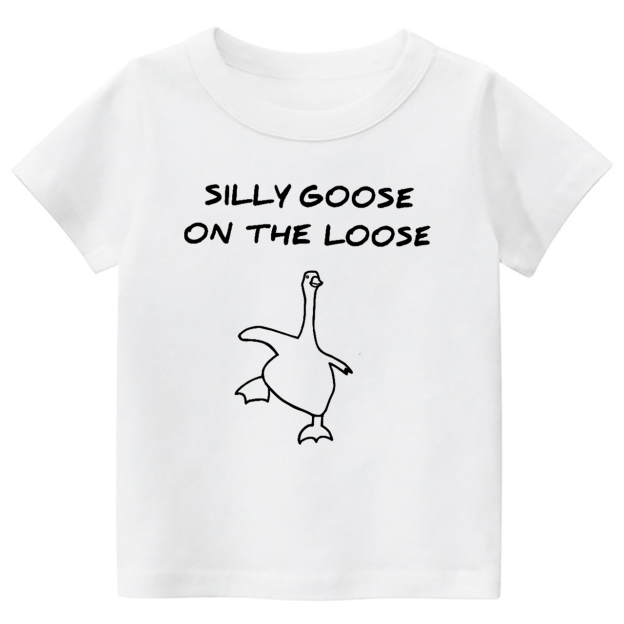 Silly Goose On The Loose Toddler&Kids Tees