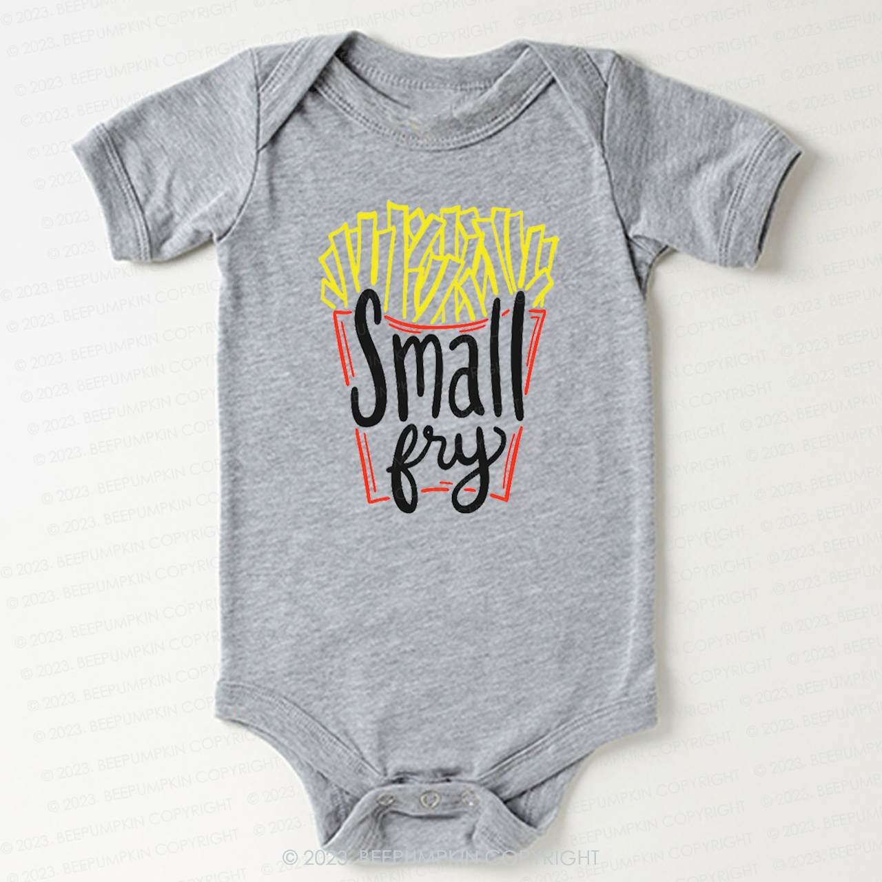 Cute "Small Fry" Fries Bodysuit For Baby