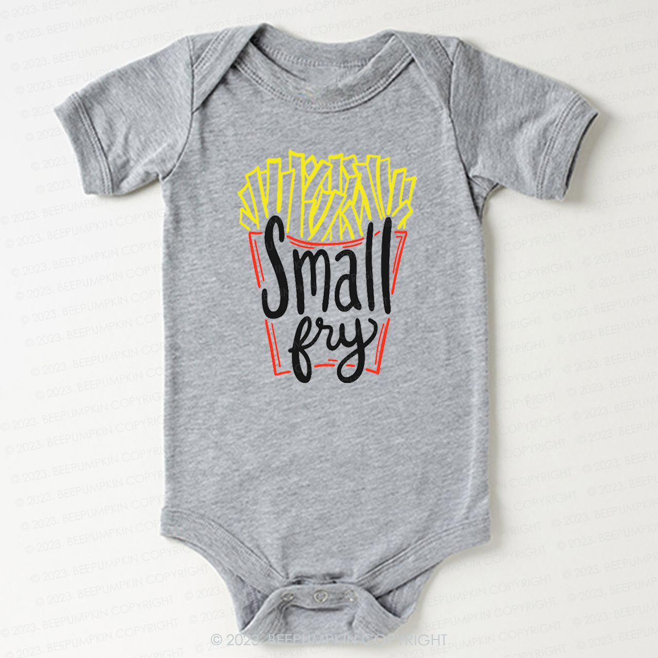 Cute "Small Fry" Fries Bodysuit For Baby