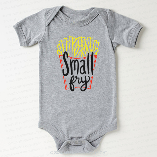 Cute "Small Fry" Fries Bodysuit For Baby