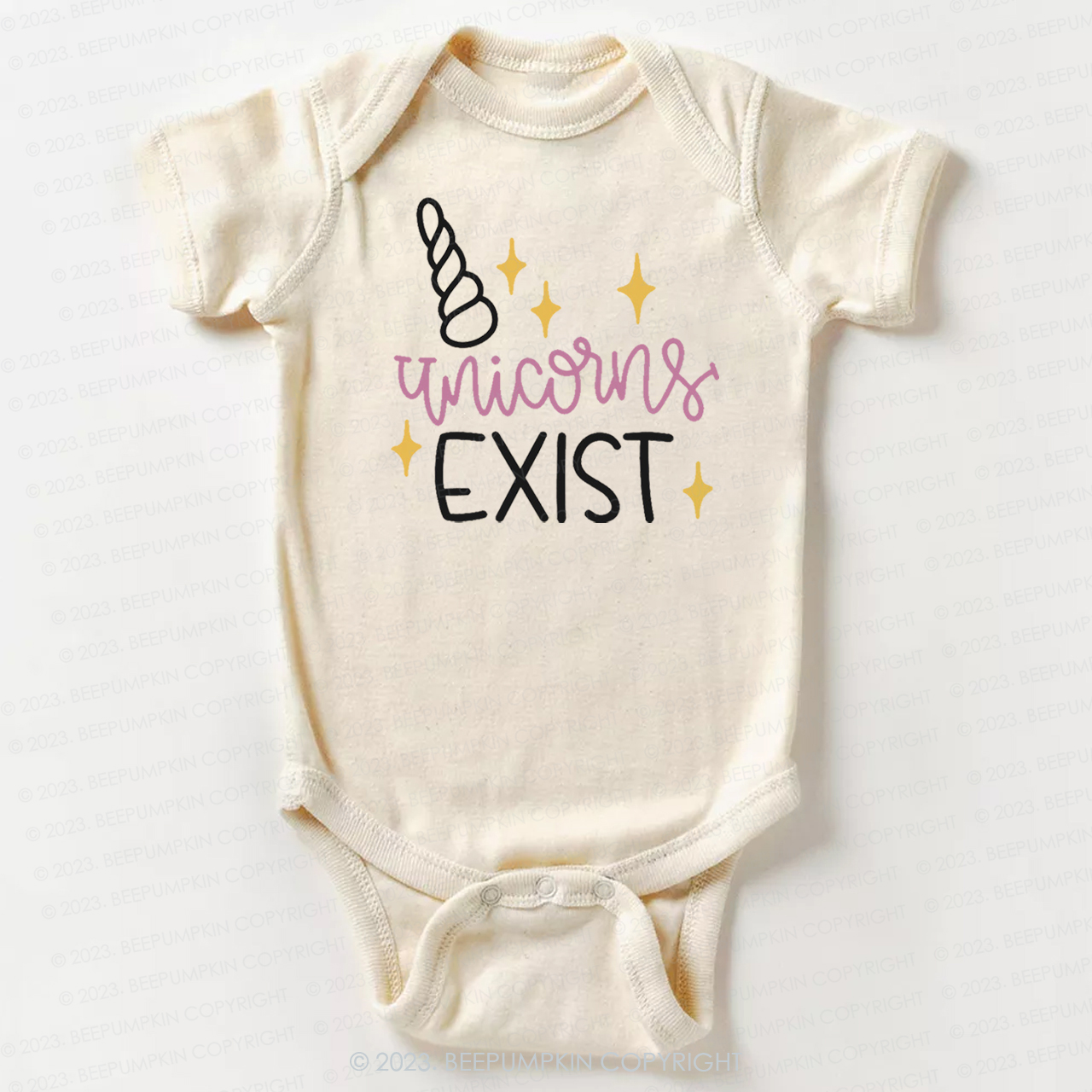 Unicorn Exist Squad Birthday Bodysuit For Baby