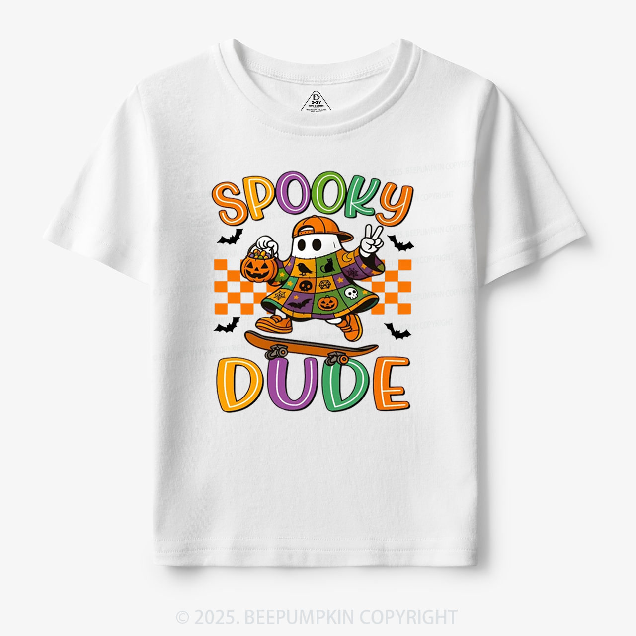 Spooky Dude Halloween Toddler&Kid's Tees Beepumpkin
