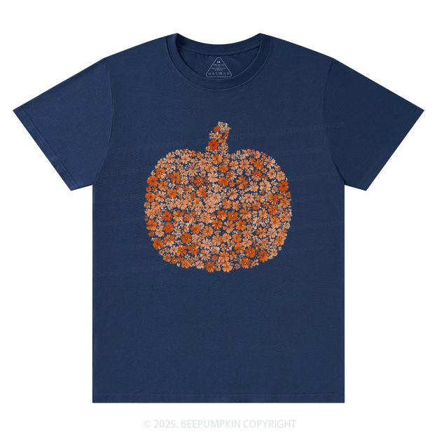 Flower Pumpkin T-Shirts Beepumpkin