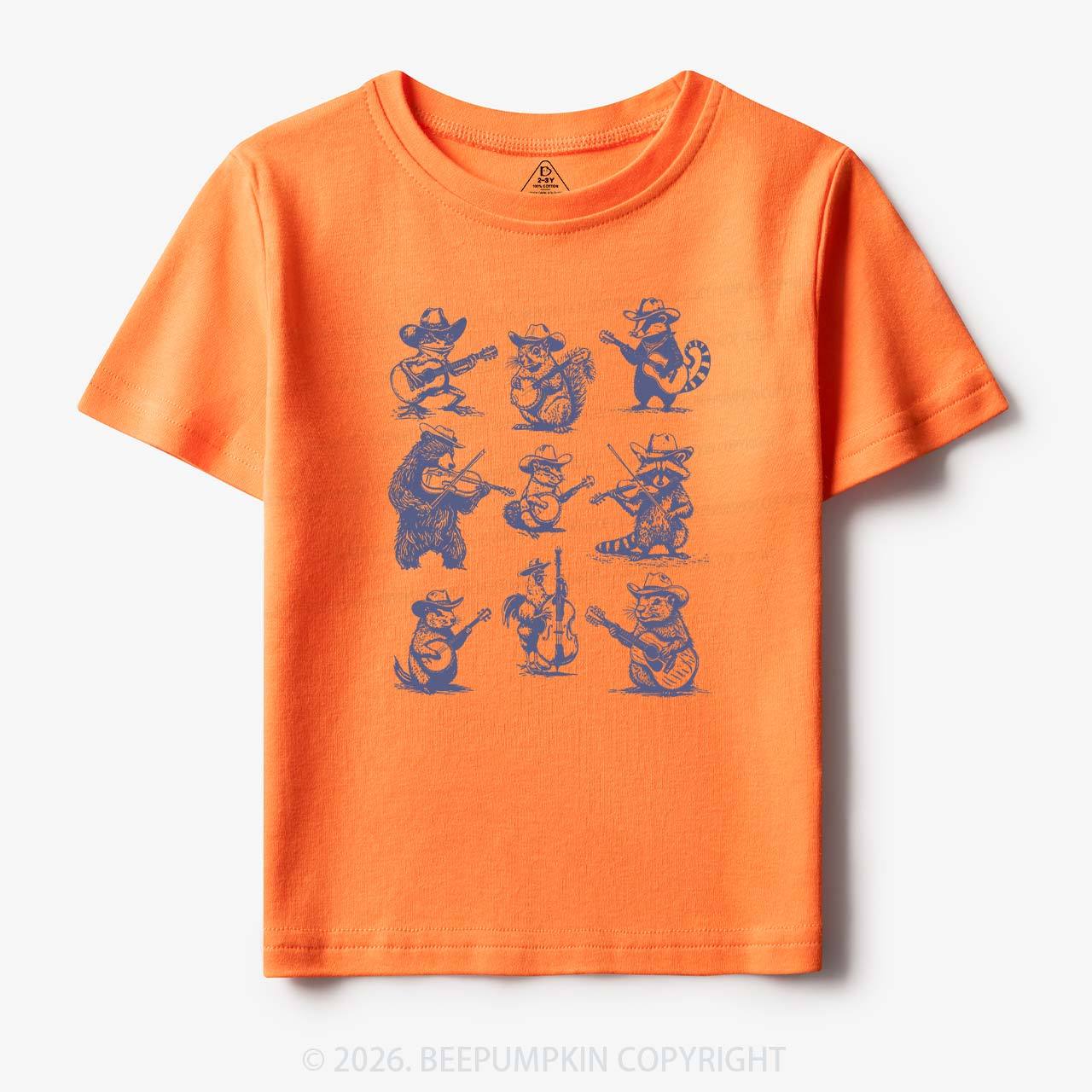 Animal Musicians Toddler&Kid's Tees