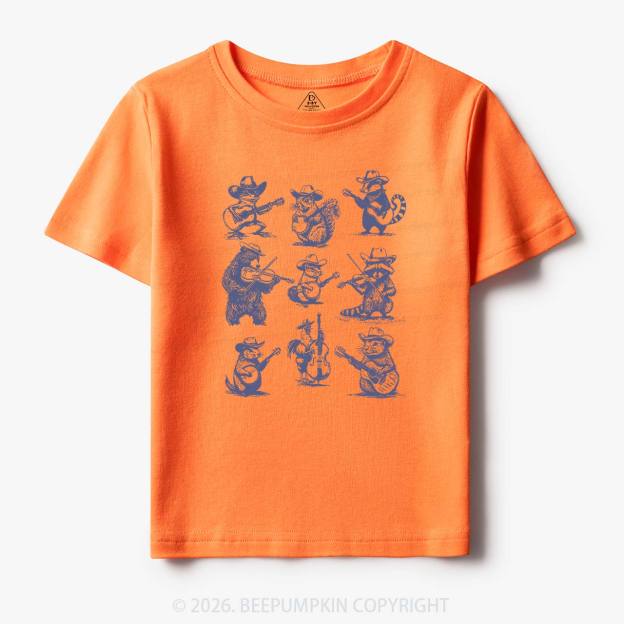 Animal Musicians Toddler&Kid's Tees