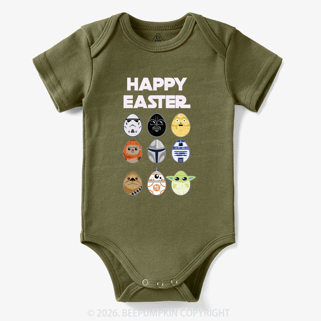 Easter Funny Trooper Eggpire Bodysuit