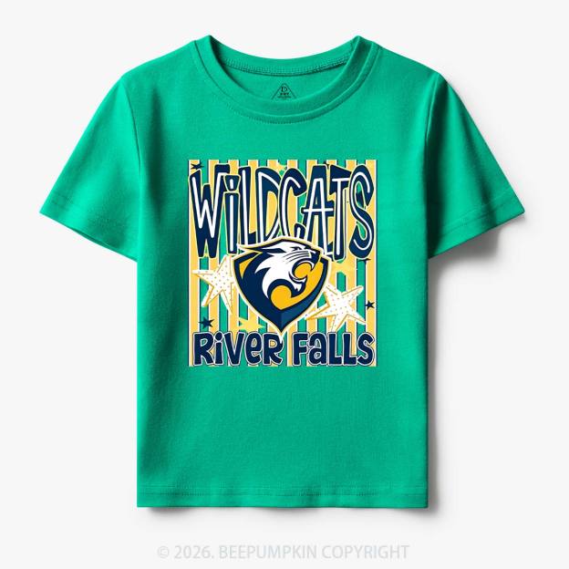 Personalized School Name Mascot Team Spirit Toddler&Kid's Tees