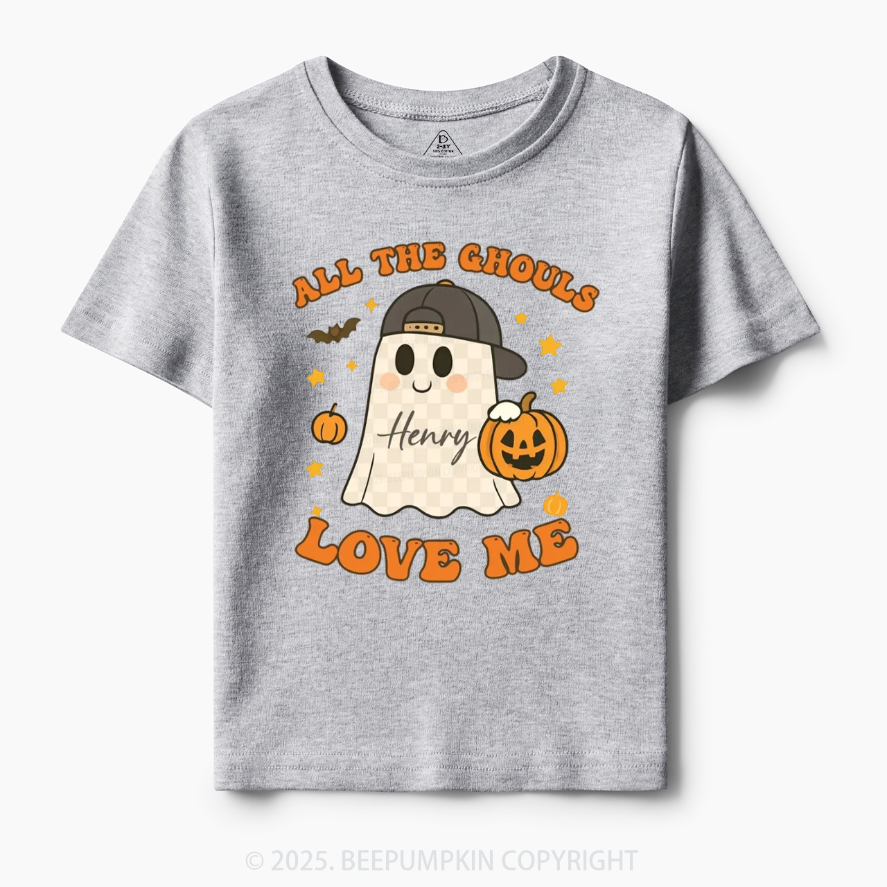 Personalized All The Ghouls Love Me Toddler&Kid's Tees Beepumpkin
