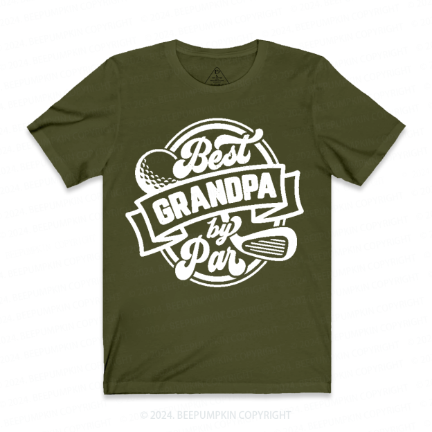 Best Grandpa By Par Grandparents T-shirt