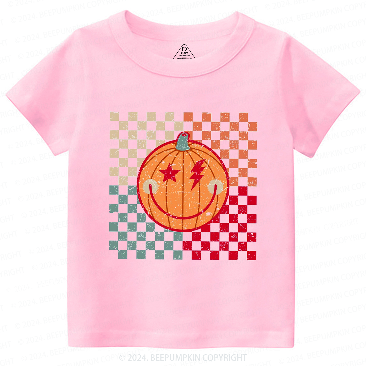 Retro Lightning Bolt Halloween Toddler&Kids Tees 