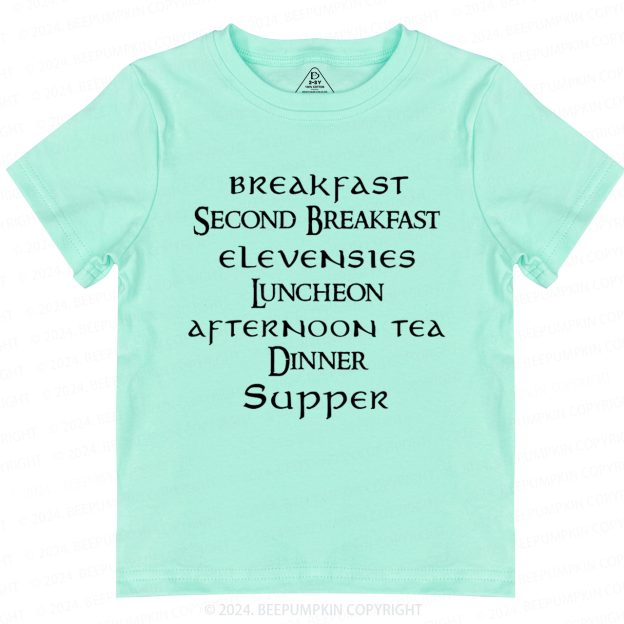 Second Breakfast Toddler&Kids Tees 7