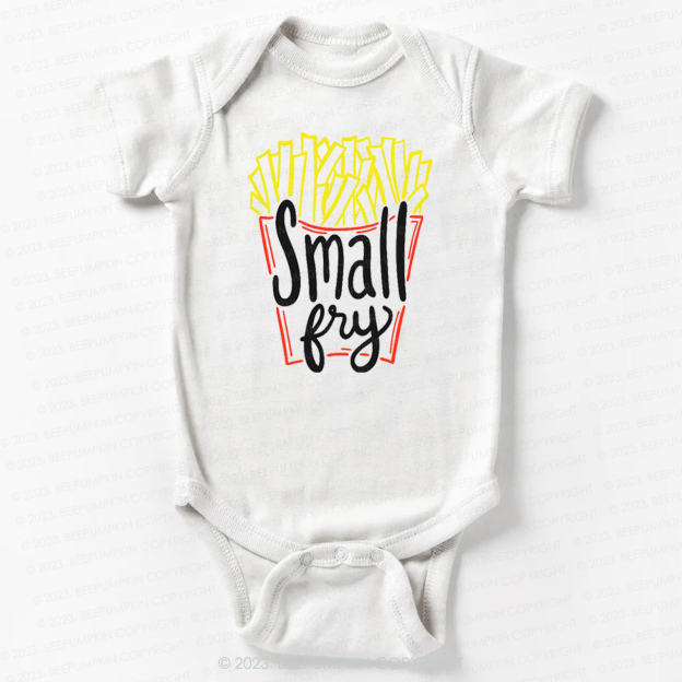 Cute "Small Fry" Fries Bodysuit For Baby