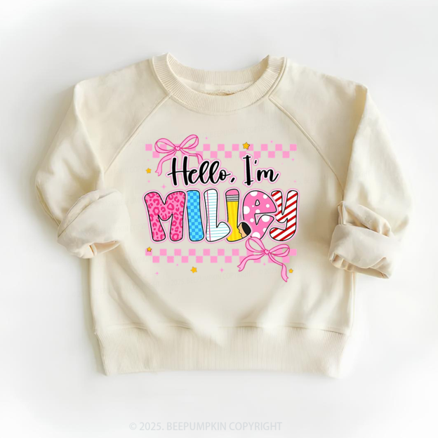 Personalized Sweet & Sassy Kid's Sweatshirt