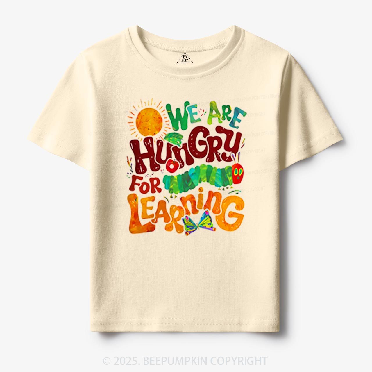 We Are Hungry For Learning Toddler&Kid's Tees Beepumpkin