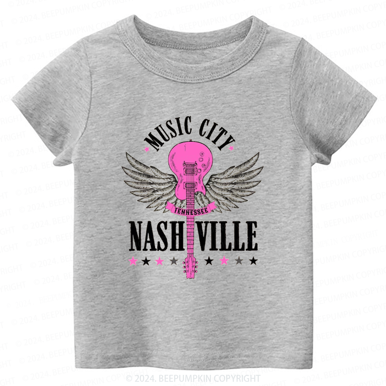 Music City Nashville Toddler&Kids Tees 8