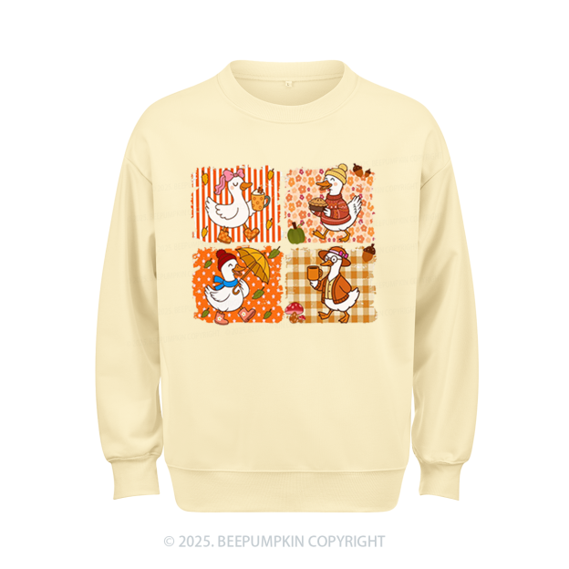 Silly Goose Autumn Sweatshirt Beepumpkin