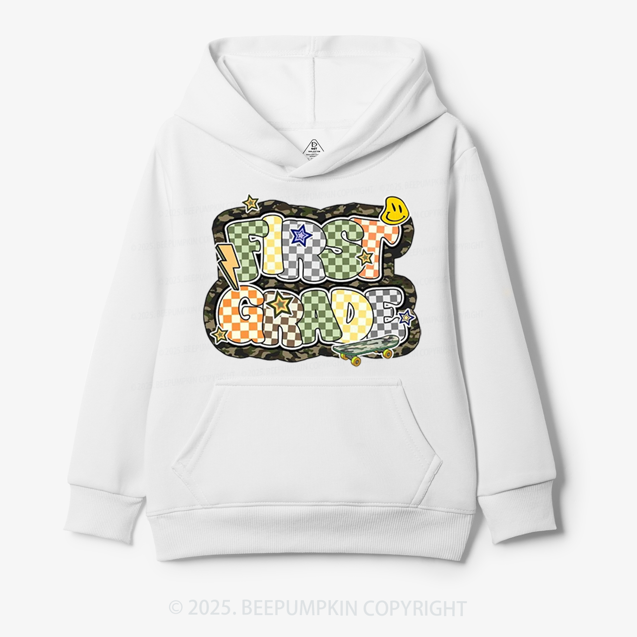 School Boy Sublimation File Kid's Hoodies Beepumpkin