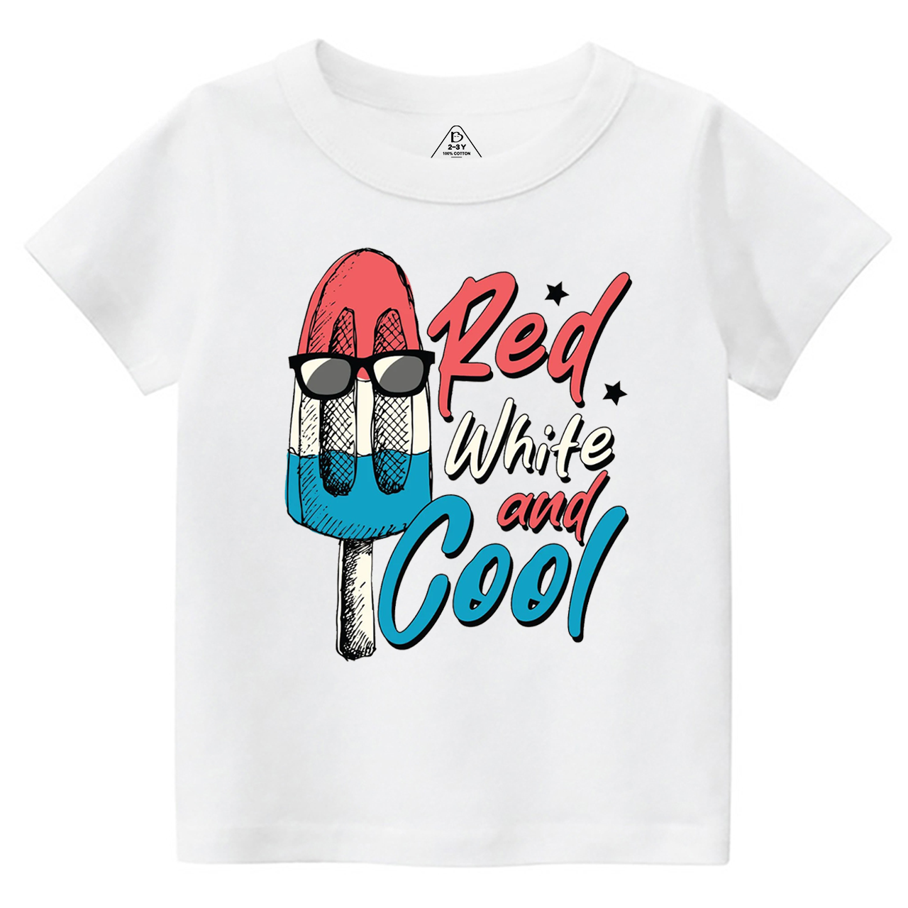 Red, White And Cool Toddler&Kid's Tees Beepumpkin 