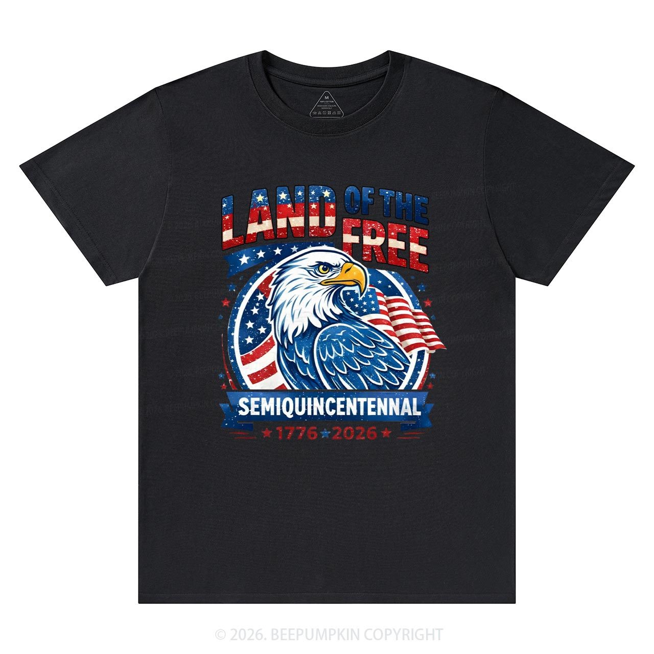 Patriotic Land Of The Free America 250 T-Shirts