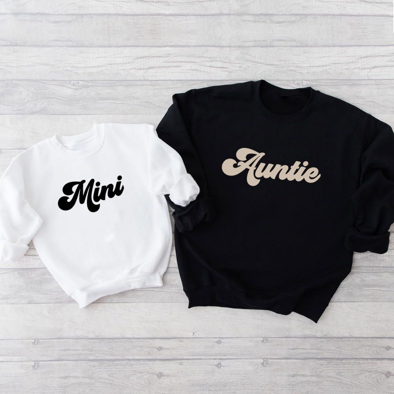Personalized Retro Family Sweatshirts