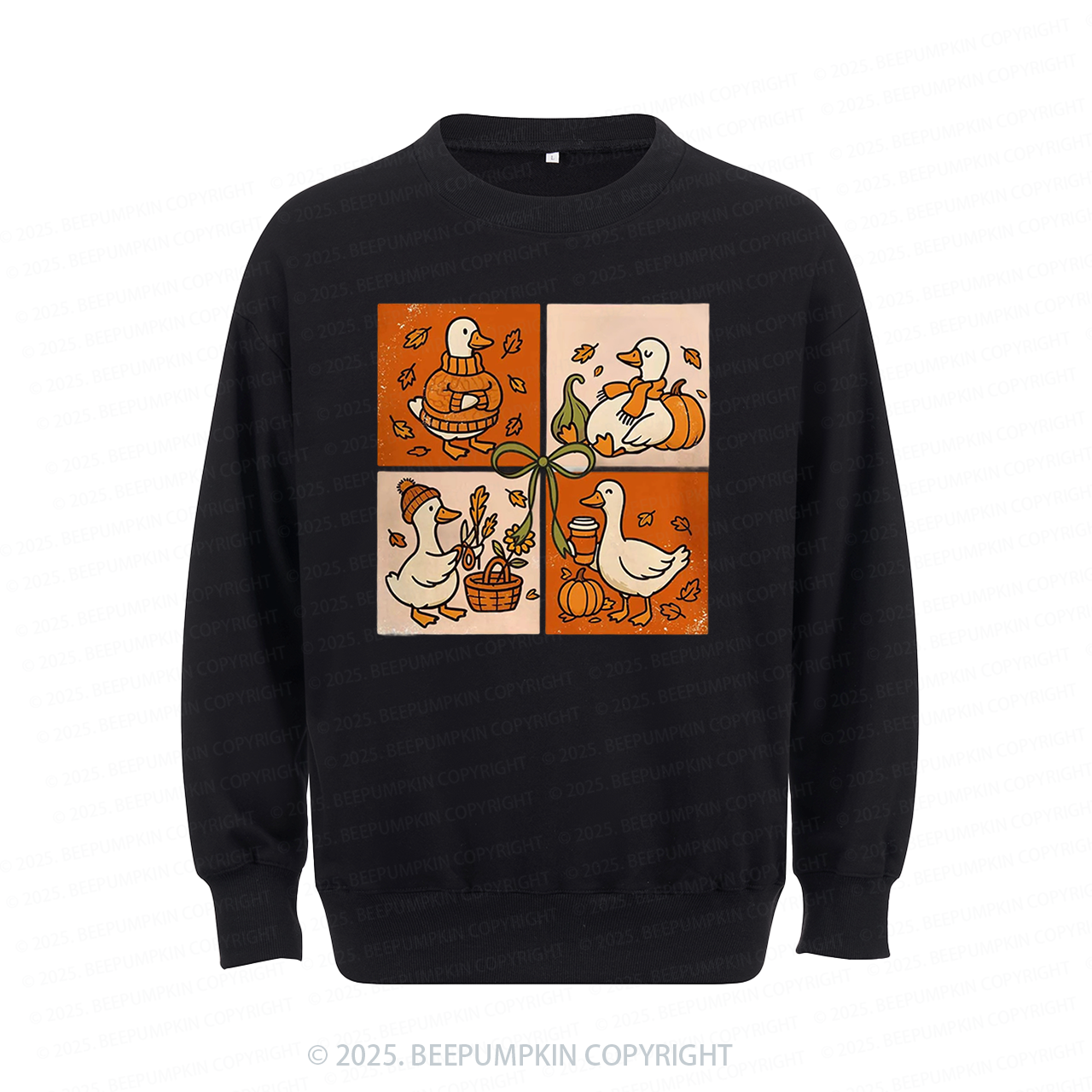 Pumpkin Latte Goose Sweatshirt Beepumpkin