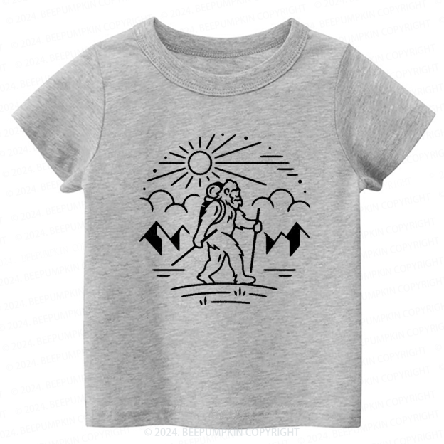 Bigfoot Hiking Toddler&Kids Tees 