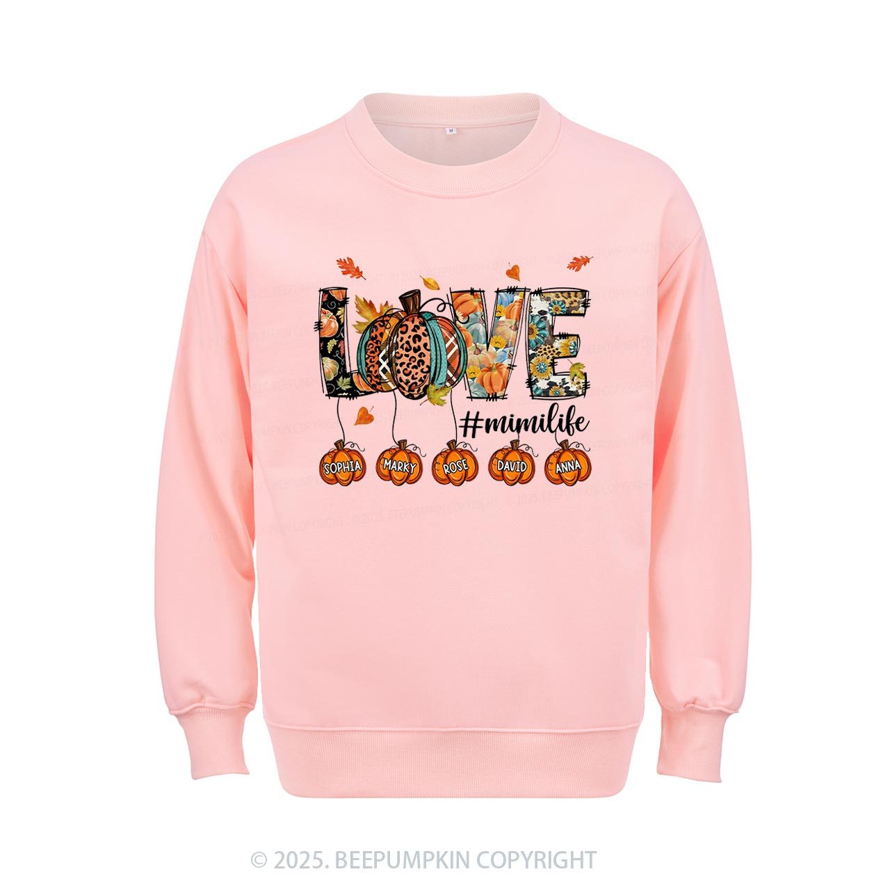 Personalized Love Grandma Life Sweatshirt Beepumpkin