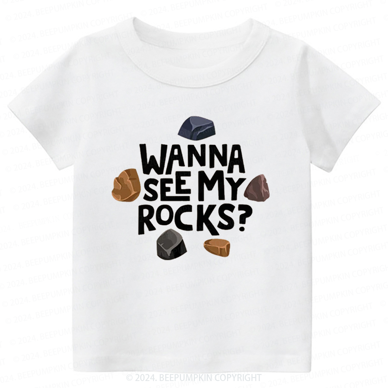 Wanna See My Rocks Toddler&Kids Tees 8