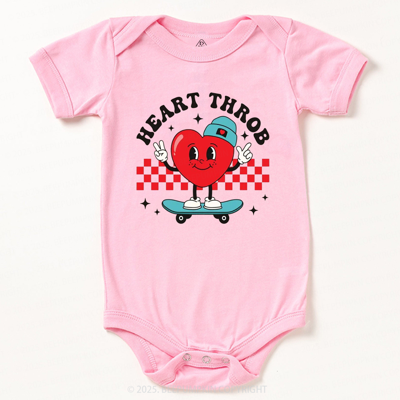 Heart Throb Valentine Bodysuit Beepumpkin