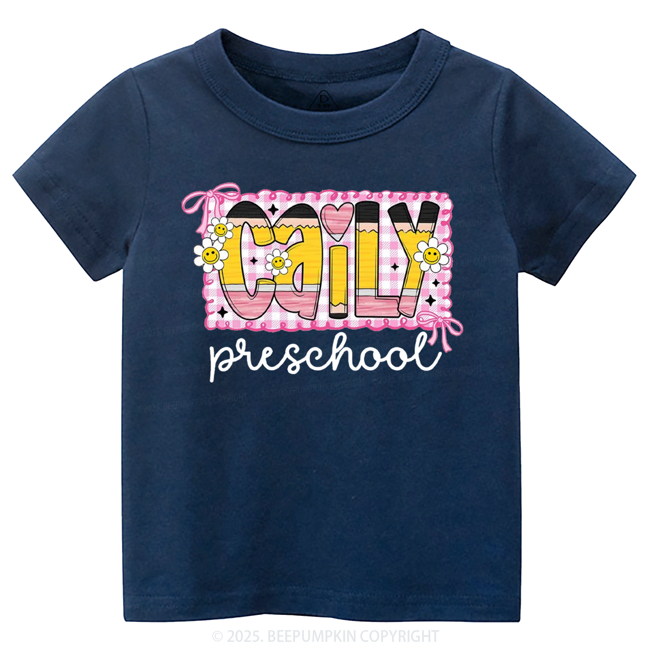 Personalized Graffiti Pencil Name Toddler&Kid's Tees Beepumpkin