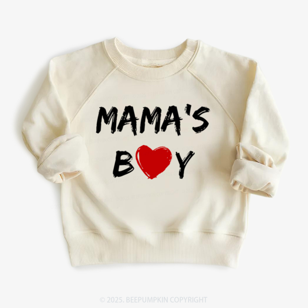 Mama's Boy Valentine's Day Kid's Sweatshirt