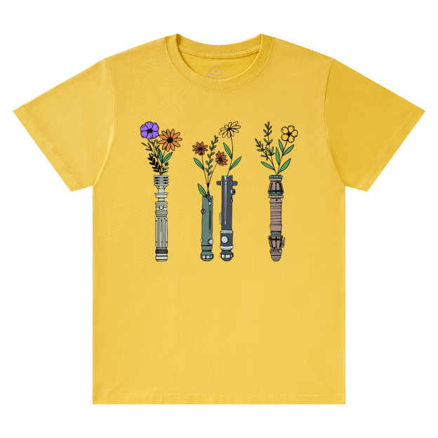 Floral Lightsaber SW Mama T-Shirts