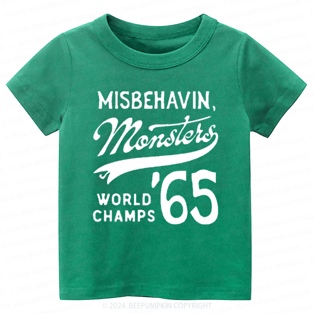 Misbehavin' Monsters Toddler&Kids Tees