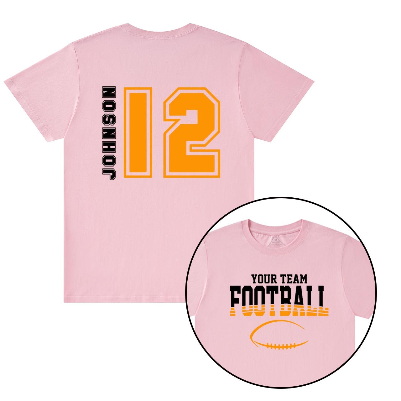Personalized Football Team Pride T-Shirts Beepumpkin